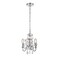 Kaede Collection Pendant D9.5 H12.2 Lt:3 Chrome Finish